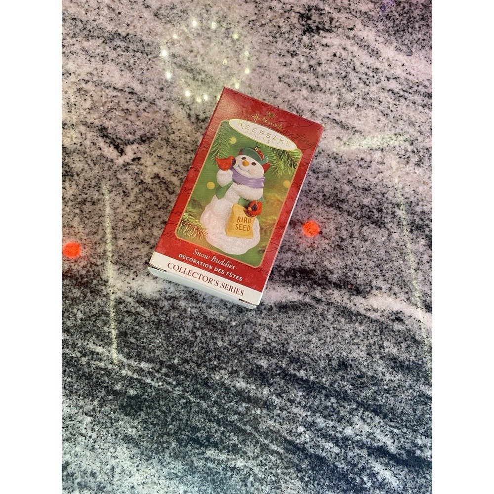 Hallmark keepsake ornament snow buddies 2000 collectors series NIB!